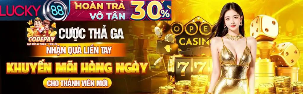 Đa dạng các trò chơi cá cược tại lucky6868